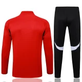 25-26 LIV Red Kids Half Pull Tracksuit #E2534(童装)(半拉链)