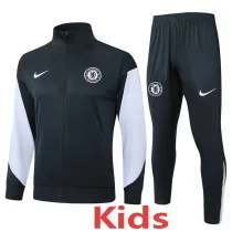 25-26 CHE Dark gray Kids Jacket Tracksuit #E2570(童装)