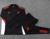 25-26 Bayern Black Kids Jacket Tracksuit #E2550(童装)