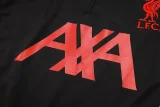 25-26 LIV Black Kids Half Pull Tracksuit #E2535(童装)(半拉链)
