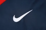 25-26 PSG Royal blue Half Pull Tracksuit #B2546(半拉链)