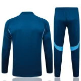 25-26 JUV Royal blue Kids Half Pull Tracksuit #E2543(童装)(半拉链)