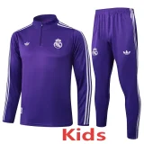 25-26 RMA Purple Kids Half Pull Tracksuit #E2520(童装)(半拉链)