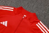 25-26 LIV Red Kids Half Pull Tracksuit #E2534(童装)(半拉链)
