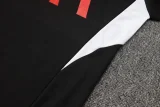 25-26 LIV Black Kids Half Pull Tracksuit #E2535(童装)(半拉链)