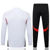 25-26 Bayern White Kids Half Pull Tracksuit #E2542(童装)(半拉链)