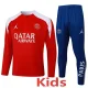 25-26 PSG Jordan Red Kids Half Pull Tracksuit #E2521(童装)(半拉链)
