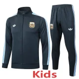 25-26 Argentina Dark gray Kids Jacket Tracksuit #E2562(童装)