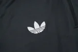 25-26 Argentina Dark gray Kids Half Pull Tracksuit #E2541(童装)(半拉链)