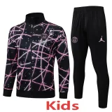 25-26 PSG Jordan Black Kids Jacket Tracksuit #E2591(童装)