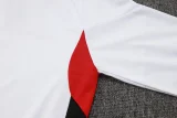 25-26 Bayern White Kids Half Pull Tracksuit #E2542(童装)(半拉链)