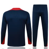 25-26 PSG Royal blue Half Pull Tracksuit #B2546(半拉链)