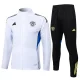 25-26 Man Utd White Jacket Tracksuit #A2533