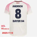 25-26 LeverKusen Away Player Version Soccer Jersey