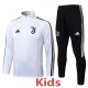 25-26 JUV White Kids Half Pull Tracksuit #E2599(童装)(半拉链)