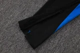 25-26 Man Utd Fancy blue Kids Half Pull Tracksuit #E25102(童装)(半拉链)