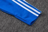 25-26 Man Utd Fancy blue Kids Half Pull Tracksuit #E25102(童装)(半拉链)