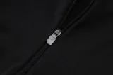 25-26 Bayern Black Kids Half Pull Tracksuit #E25101(童装)(半拉链)