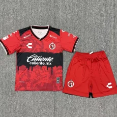 25-26 Tijuana Home Kids Soccer Jersey
