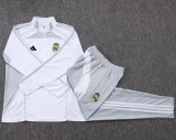 25-26 RMA White grey Kids Half Pull Tracksuit #E25106(童装)(半拉链)