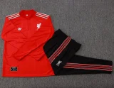 25-26 LIV Red Kids Half Pull Tracksuit #E2597(童装)(半拉链)