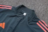 25-26 Bayern Dark gray Kids Jacket Tracksuit #E25107(童装)
