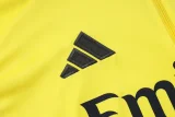 25-26 RMA Yellow Kids Half Pull Tracksuit #E25114(童装)(半拉链)