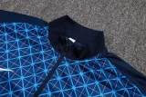 25-26 PSG Royal blue Half Pull Tracksuit #B2566(半拉链)