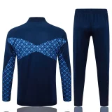 25-26 PSG Royal blue Half Pull Tracksuit #B2566(半拉链)