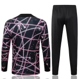 25-26 PSG Jordan Black Purple Half Pull Tracksuit #B2565(半拉链)