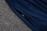 25-26 PSG Royal blue Half Pull Tracksuit #B2566(半拉链)