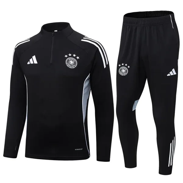 25-26 Germany Black Half Pull Tracksuit (半拉链)