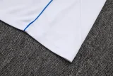25-26 Bayern White Kids Half Pull Tracksuit #E25109(童装)(半拉链)