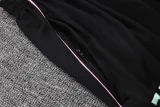 25-26 JUV Black Kids Half Pull Tracksuit #E25110(童装)(半拉链)