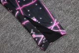 25-26 PSG Jordan Black Purple Half Pull Tracksuit #B2565(半拉链)