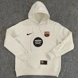 25-26 BAR White Hoody 白色(加绒)彩标