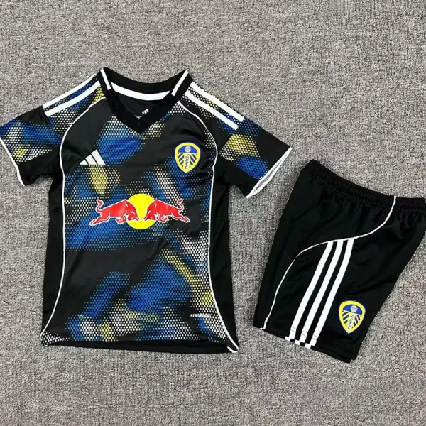 25-26 Leeds United Third Kids Soccer Jersey