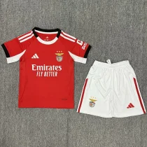 25-26 Benfica Home Kids Soccer Jersey
