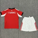 25-26 Benfica Home Kids Soccer Jersey