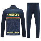 25-26 Cameroon Royal blue Half Pull Tracksuit (半拉链)