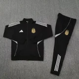 25-26 Argentina Black Jacket Tracksuit #三星
