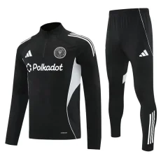 25-26 Inter Miami Black Half Pull Tracksuit (半拉链)
