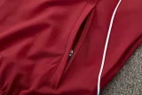 25-26 Bayern Jujube red Hoodie Jacket Tracksuit