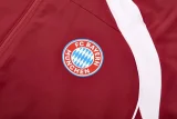 25-26 Bayern Jujube red Hoodie Jacket Tracksuit