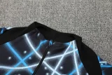 25-26 INT Blue black Half Pull Tracksuit (半拉链)(印花)