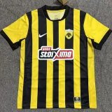 25-26 AEK Athens Home Fans Soccer Jersey