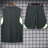 25-26 RMA Army green Tank top and shorts suit