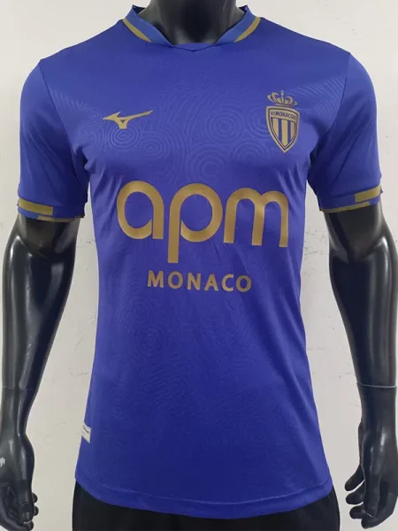 25-26 Monaco Away Player Version Soccer Jersey