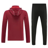 25-26 Bayern Jujube red Hoodie Jacket Tracksuit