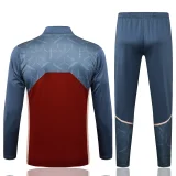 25-26 Sao Paulo Grey Red Half Pull Tracksuit #B2575(半拉链)